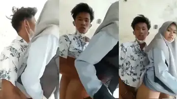 Bokep Jilbab SMA Diewe Pacar di Tempat Sepi poster