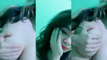 Bokep Toket Gede Dedek Theresya Full Face poster